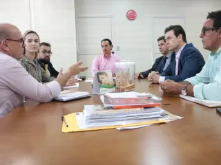 Reunião com o Prefeito Senhor Marquinhos Trad.