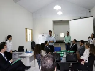 Visita de Juizes Substitutos na Sede do Conselho da Comunidade de CG